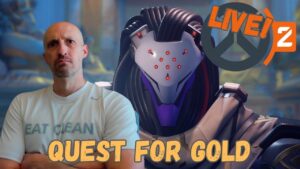 Is today the day?! Quest to reach Gold Rank!  Overwatch Beginner!